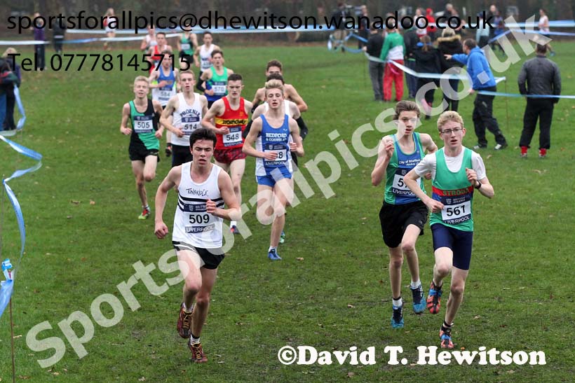 Men's under-17s European Cross Country Trials, Sefton Park, Liverpool. Photo: David T. Hewitson/Sports for All Pics